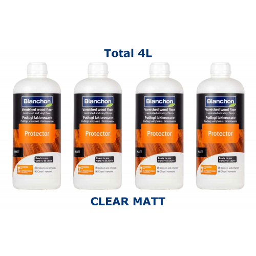 Blanchon Protector mat 4 ltr (four 1 ltr cans) CLEAR MATT 01104157 (BL)